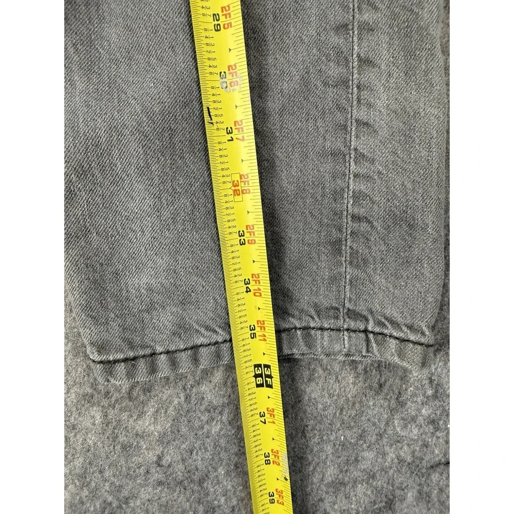 Levi‎ Strauss & Co 508 Mens Size 36x30 Denim Jeans Gray Straight Leg